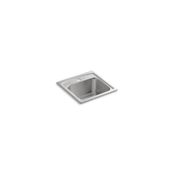 KOHLER Toccata 18 Gauge Stainless Steel 15 in. 1-Hole Drop-in Bar Sink