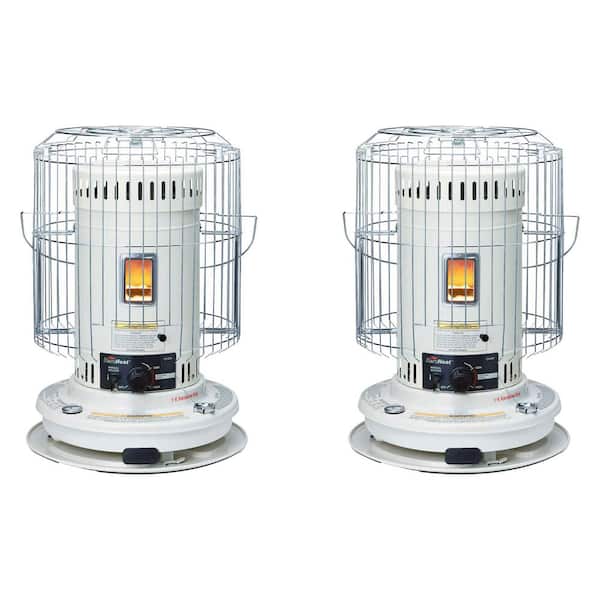 KeroHeat 23,500 BTU Indoor Outdoor Convection Kerosene Space Heater, 2 Pack