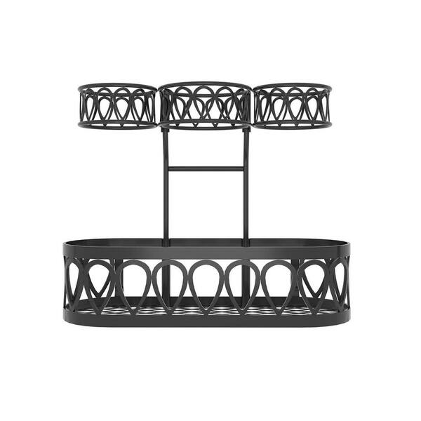 cadeninc Wall Mounted Bathroom Shower Caddies Metal Corner Shower