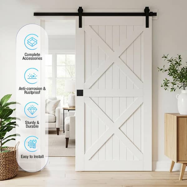 WINSOON Square Zinc Alloy Black Bed/Bath Pocket Door Latch with