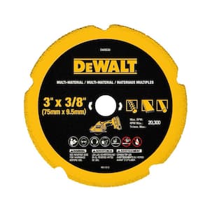 3 in. x 3/8 in. Diamond Cut Off Blade