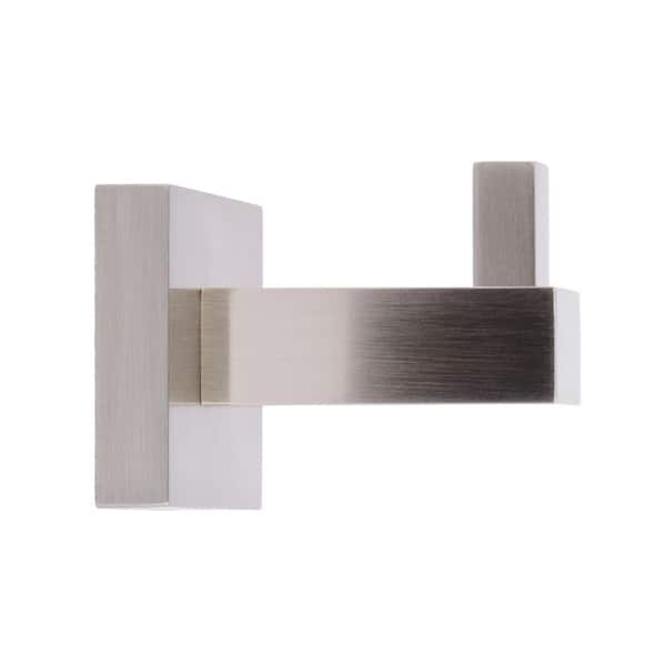 Italia Capri Single Robe Hook in Brushed Nickel CA3604BN - The Home Depot