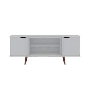 Hampton 62.99 in. White TV Stand Fit's TV's up to 55 in. with Cable Management