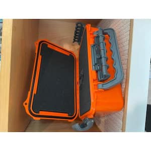 Large ABS Case with Handle in Orange
