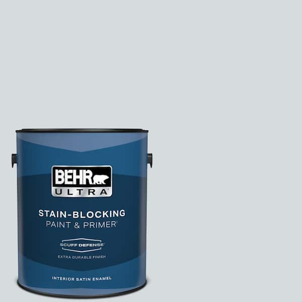 BEHR ULTRA 1 gal. Home Decorators Collection #HDC-CT-16 Billowing Clouds Extra Durable Satin Enamel Interior Paint & Primer