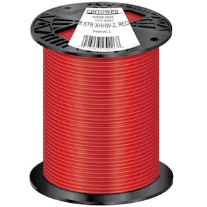 500 ft. 8 Gauge Red Stranded Copper XHHW-2 Wire