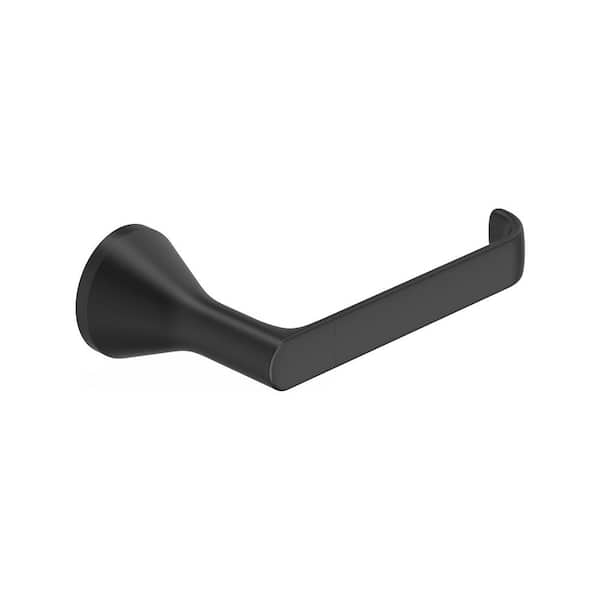 Aspirations Wall Mount Toilet Paper Holder in Matte Black