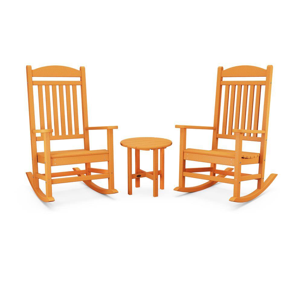 polywood 3 piece rocking chair set