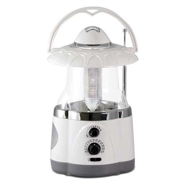 Northpoint 12-LED White Battery Operated Multifunction Radio Lantern (2-Pack)