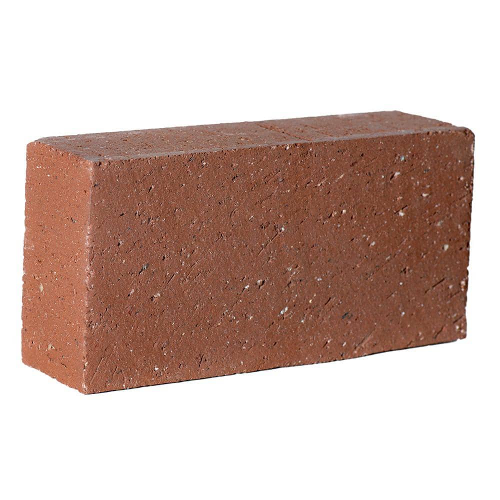 8 in. x 2-1/4 in. x 4 in. Clay Solid Brick RED0126MCO - The Home Depot, image size:1000x1000