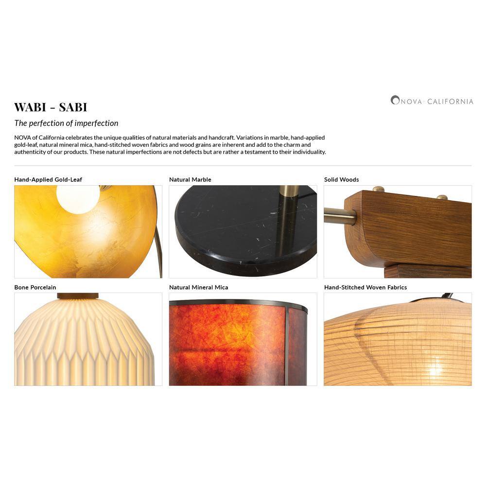Rancho Mirage Matte Black and Brass Pendant Light