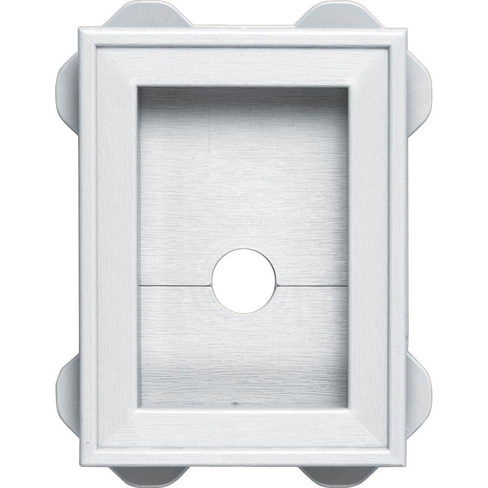 Builders Edge 130110006117 Surface Block Bright White Pack of 5