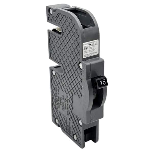 New UBIZ Thick 15 Amp 3/4 in. 1-Pole Type Q Zinsco Replacement Circuit Breaker