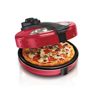 180 sq. in. Red Metal Pizza Maker