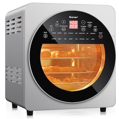 Kalamera 20 qt. 1700-Watt White Air Fryer Toaster Oven Preset Menu Program  Cavity KAF-D223DL - The Home Depot