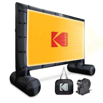 Inflatable Projector Screen, 14.5 ft. Blow-Up Outdoor Movie Screen with Pump