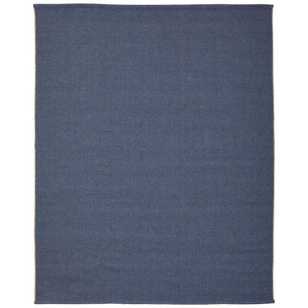 10 ft. x 14 ft. Blue Abstract Area Rug