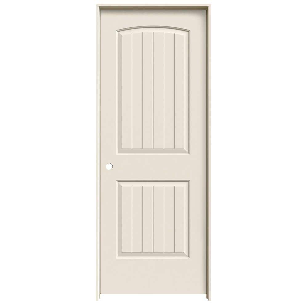 32 in. x 80 in. Santa Fe Primed Right-Hand Smooth Solid Core Molded Composite MDF Single Prehung Interior Door price history on PriceWatchPro