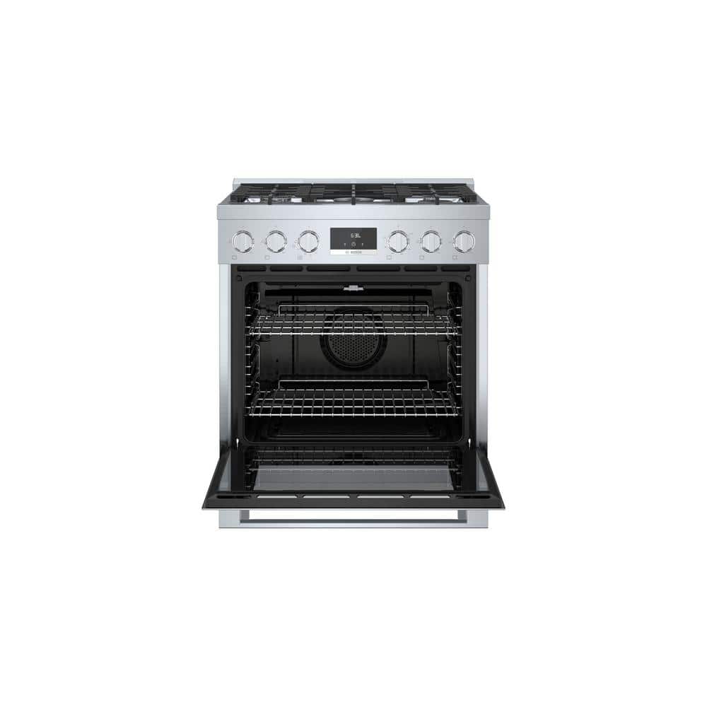 36" Stainless Steel Free-Standing Convection Gas Range