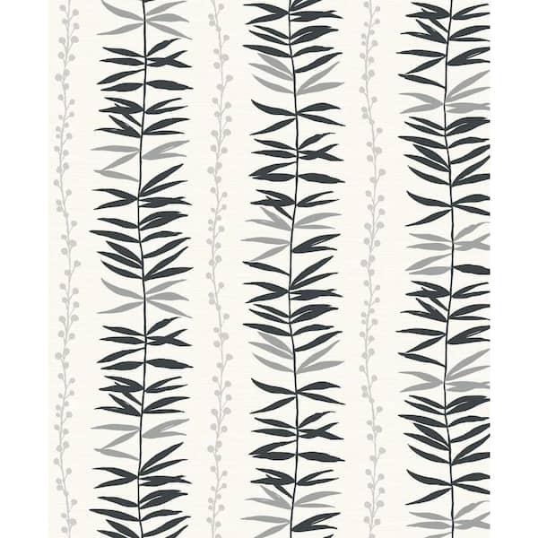 Seabrook Designs Shadow Summer Garland Nonwoven Paper Non-Pasted Wallpaper Roll (Covers 57.5 sq. ft.)