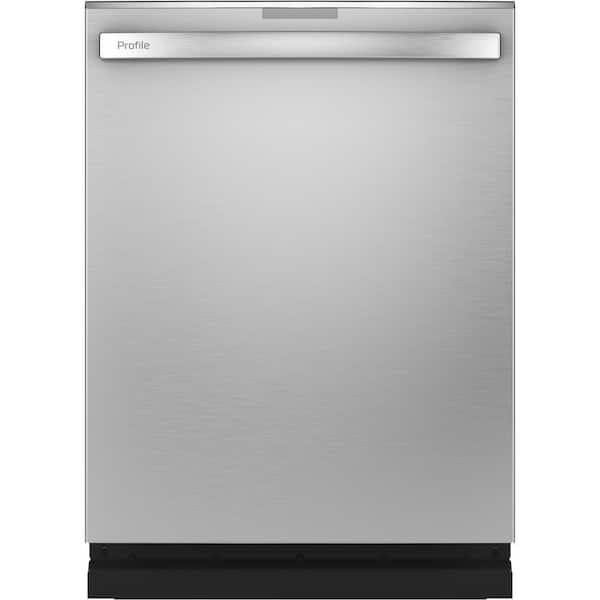 GE Profile 24 in. Fingerprint Resistant Stainless Steel Built-In Top Control Smart Dishwasher with Microban Technology and 42 dBA