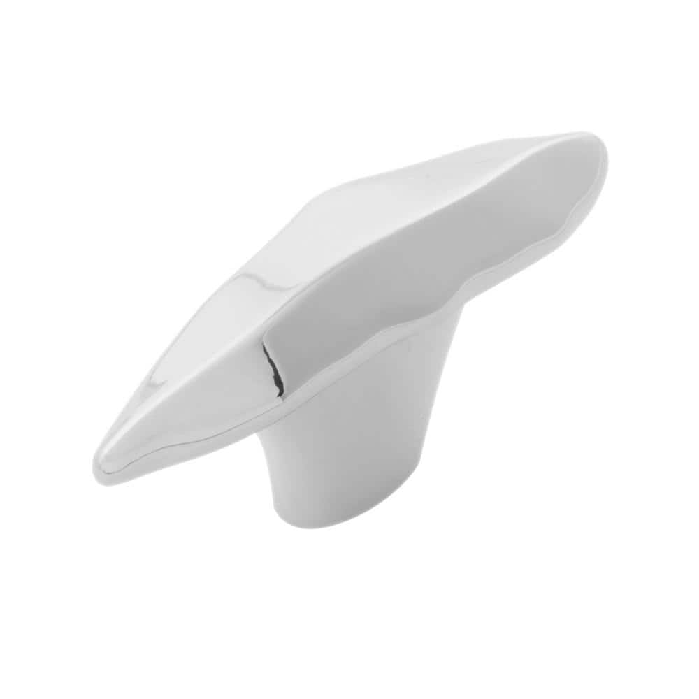 Reviews for HICKORY HARDWARE Willow 21/8 in. x 5/8 in. Polished Nickel Knob Pg 1