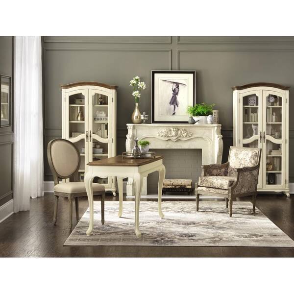 Home Decorators Collection Provence Ivory Double Shelf Bookcase With Ash Brown Top 72 In 9938900510 - Home Decorators Provence Collection Home Decorators Collection Provence Ivory Double Shelf Bookcase With Ash Brown Top 72 In 9938900510 - Home Decorators Provence Collection