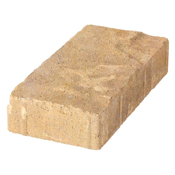 Pavestone Venetian Rec 11.81 in. L. x 5.91 in. W x 2.36 in. H Travertine Concrete Paver