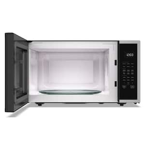 21.75 in. 1.6 cu. ft. Countertop Microwave in Stainless Steel