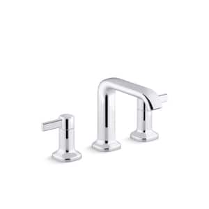 Ashan 8 in. Widespread 2-Handle Bathroom Faucet in Polished Chrome