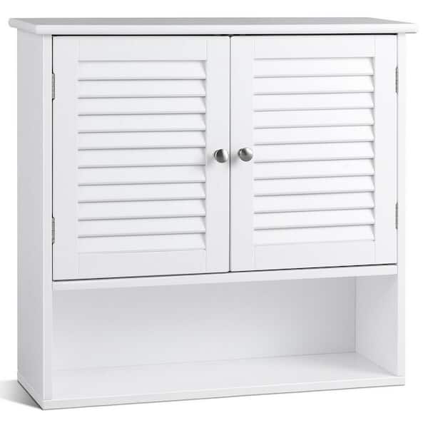 Bathroom Wall Storage Cabinet, Small Wall Mounted Shelves With Doors