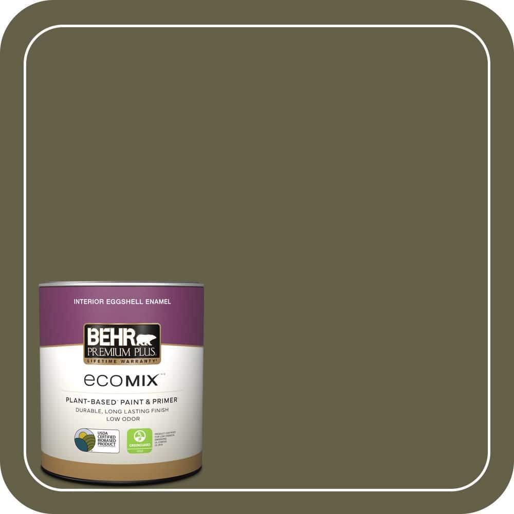 1 qt. #PPU9-01 Alligator Skin Eggshell Enamel EcoMix Plant-Based Interior Paint & Primer price history on PriceWatchPro