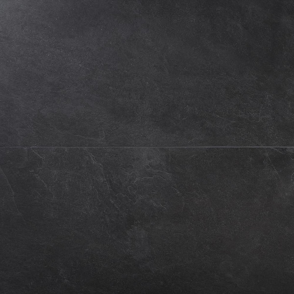 Monolith Charcoal Black 23.62 in. x 47.24 in. Matte Porcelain Floor and Wall Tile (15.49 sq. ft./Case)