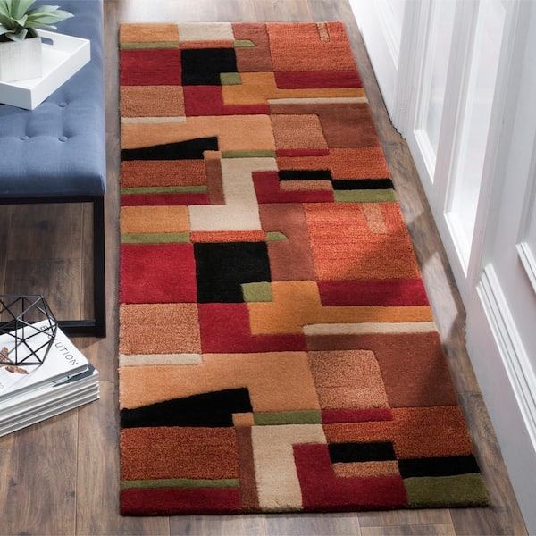 Rodeo Drive Multi 3 ft. x 20 ft. Geometric Runner Rug