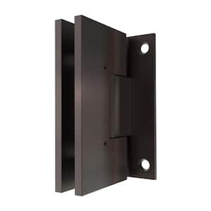 Shower Door Hinge in Heavy Duty Short Back Plate with Oil Rubbed Bronze Finish Pack of 1
