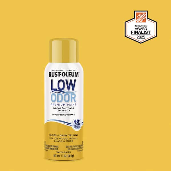 11 oz. Gloss Daisy Yellow Low Odor Water-Based Spray