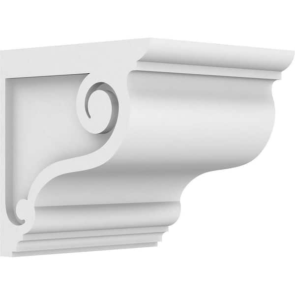 Ekena Millwork Standard 7 in. W x 8 in. H x 8 in. D Signature Urethane Polyurethane Corbel