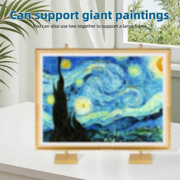 Adjustable Tabletop Easel Stand Metal Picture Frame Holder for Art