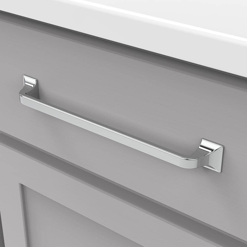 Chrome 8-13/16" Solid Core Kitchen Cabinet Handles