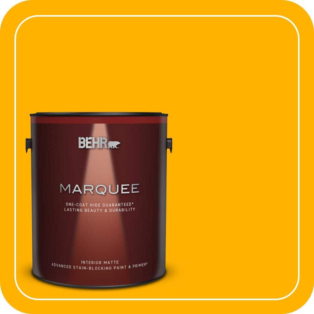 1 gal. #310B-7 Saffron Thread Matte Interior Paint & Primer price history on PriceWatchPro