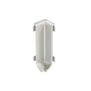 Designbase-SL Matte White Aluminum 3-1/8 in. x 1 in. Metal 90-Degree Inside Corner