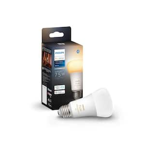 75-Watt Equivalent A19 Smart LED Tunable White Light Bulb with Bluetooth (1-Pack)