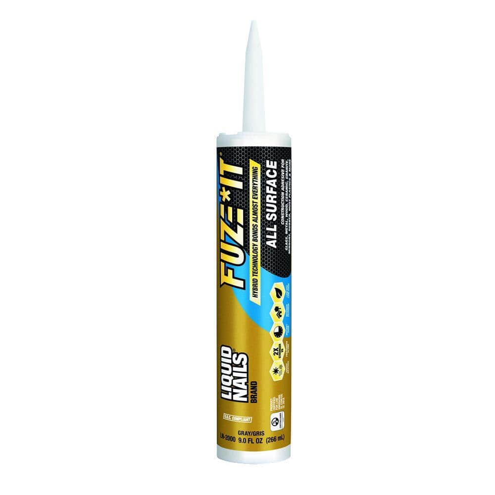 9 oz. Fuze It Gray All Surface Construction Adhesive (4-Pack)