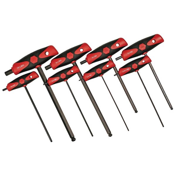 SoftGrip Hex T-Handle Metric Set (8-Piece)