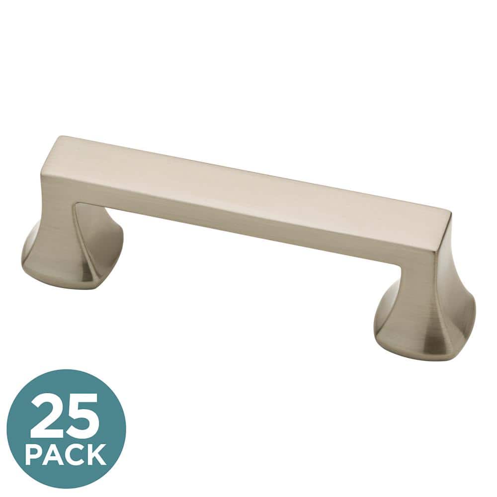 Liberty Mandara 3 in. (76 mm) Satin Nickel Drawer Pull (25Pack