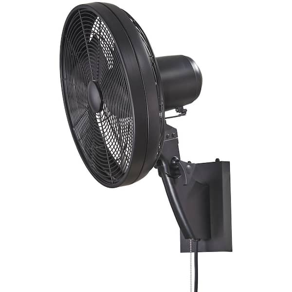 Minuteman International 4.75-in Indoor Black Wall Mounted Fan