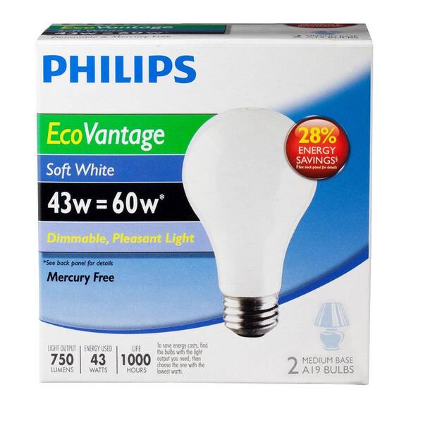 2 x Philips extra doux Es E27 Energy Saving lampe softtone wamwhite long life