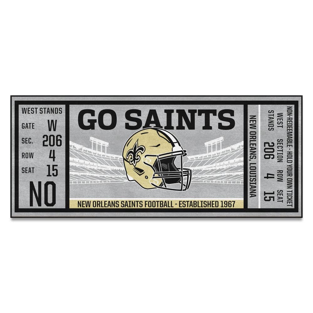 2016 New Orleans Saints Houston Texans NFL Football Ticket Stub