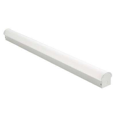 4 ft. 64-Watt Equivalent 36-Watt Integrated LED White Linear Strip Light 5000K 4910 Lumens Multi-Volt Daylight 4 ft. 64-Watt Equivalent 36-Watt Integrated LED White Linear Strip Light 5000K 4910 Lumens Multi-Volt Daylight