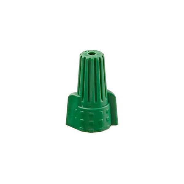 Commercial Electric Winged Wire Connectors, Green (15-Pack)
